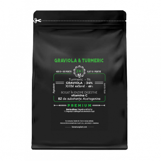  Graviola & Turmeric 400g (60 portii)